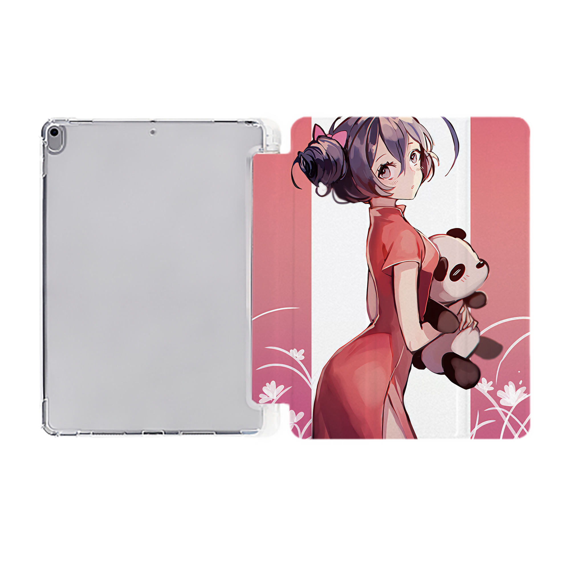 （画像用） 文豪ストレイドッグス Bungo Stray Dogs IPad ケース ペン収納付き 三つ折りスタンド PUレザー×シリコン 対応機種9.5/10.5/10.9インチ